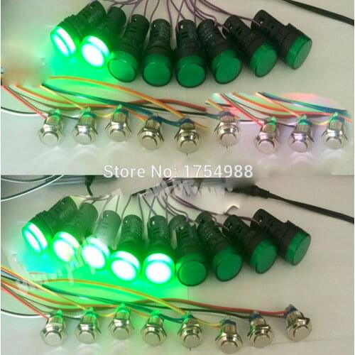 Multiple keys real life room escape prop tools press button in sequence turn on the light and run away from chamber room