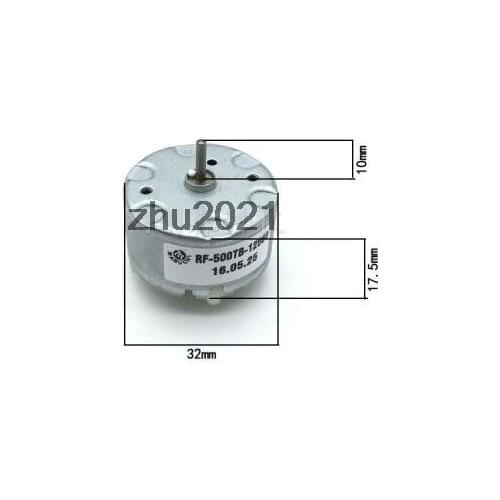 RF-500TB-12560 3V-12V Round Shape Micro Vibration Motor for Massager