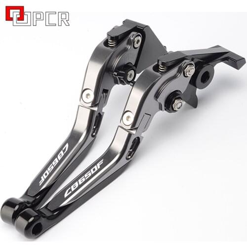 With CB 650F LOGO Motorcycle Aluminum Brakes Clutch Levers For Honda CB650F CB 650 F 2014 2015 2016 2017 Adjustable Foldable