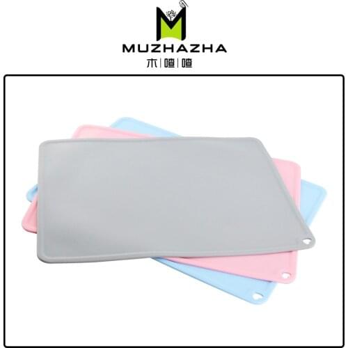 Silicone Slap Mat 410*310mm Blue/ Gray Clean-up Or Resin Transfer Light Curing Pad 3D Printer Parts For DLP SLA UV Accessories