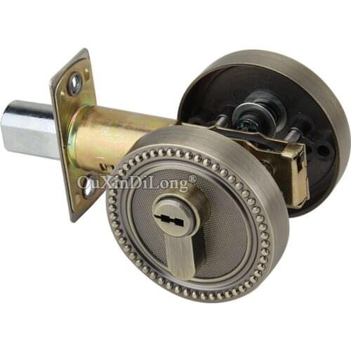 High Quality Super C-level Zinc Alloy Deadbolt Door Lock Security Interior Door Lock Entrance Locker + Keys 5 Colors