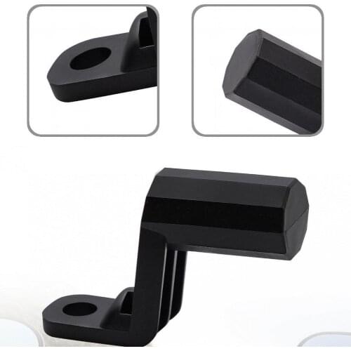 High-strength Black USB Charger Motorbike Rearview Mirror Extender Bracket for Autocycle