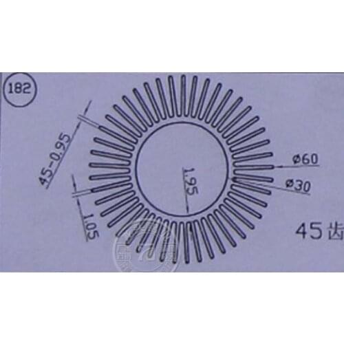 1pcs 60*30*20mm/30mm/50mm/80mm LED heatsink High quality down lamp LED sunflower circular radiator LED lamp aluminum radiator