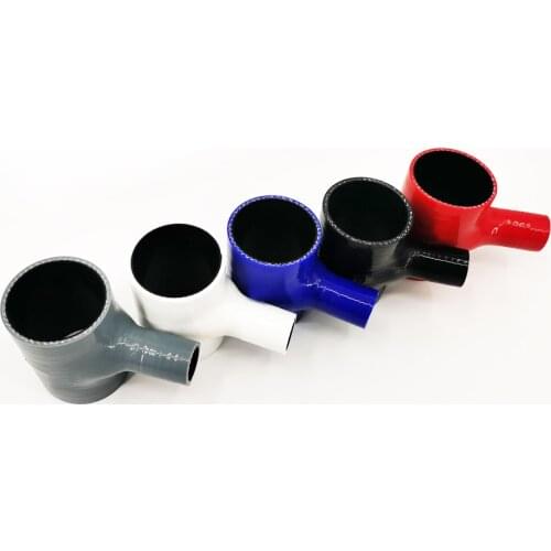 2.25" T Piece Silicone Hose 57mm T Shape Tube Pipe 25mm ID T Spout L=130mm 1PC