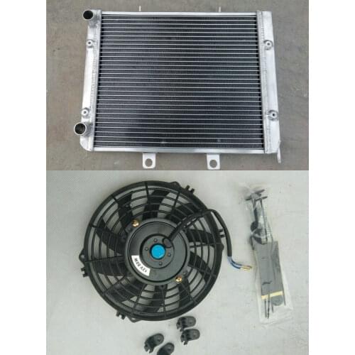 Aluminum Radiator & Fan For Polaris RZR 800 570 RZR570 RZR570S RZR800 RZR800S EFI LE EPS 2007-2017 KIT 08 09 10 13 15 16