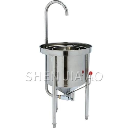 1PC 100KG Automatic Stainless Steel Rice Washing Machine Hydraulic Large Rice Machine Commercial Rice Washing Machine HT-6888