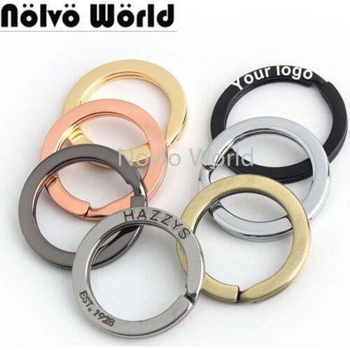 10-50pcs 5 colors key ring inner 3.4mm, outside 31mm key rings,high quality keyrings