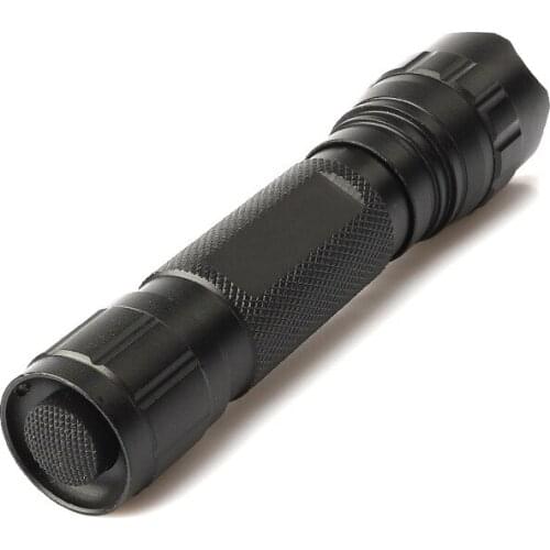 501B Purple Light Fixed Focus Flashlight LED Money Detector Fluorescent Agent Detection Light Aluminum Flashlight