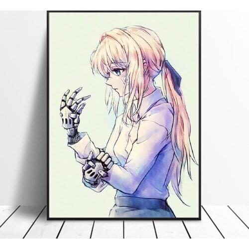 Violet Evergarden Movie Anime Canvas Painting Wall Art Pictures Prints Home Decor Wall Poster Decoration For Living Room