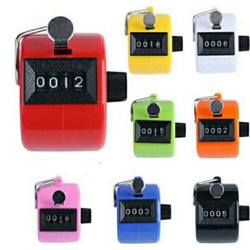By dhl 500pcs high quality Hand Tally Click Counter with 4 Digital Number Finger Display SN1014