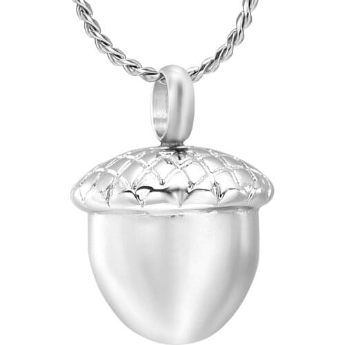 Cremation Jewelry for Pet/Human Ashes Memorial Urn Pendant Necklace Funeral Cute Pine Cone Keepsake Jewelry Container Accessorie