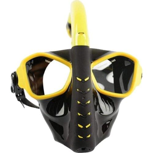 Snorkel Mask Non-Fog Non-Leak Full Face Design Snorkeling Diving Mask Technology Water Sports Swimming Equipment