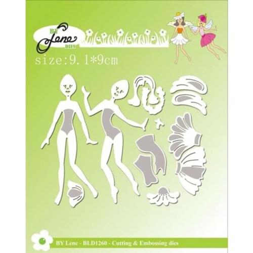 Dancing pretty girl Metal Cutting Dies Cutting Mold Decoration Scrapbook Paper Craft Knife Mold Blade Dies Stencils Dies