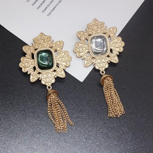 Retro fashion court style color Rhinestone running Brooch womens clothing accessories jewelry wholesale