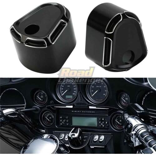 Motorcycle CNC Dash Accessory Pack Ignition Switch Cover 1996-2013 For Harley Touring Road Glide Street Glide FLTR FLHX