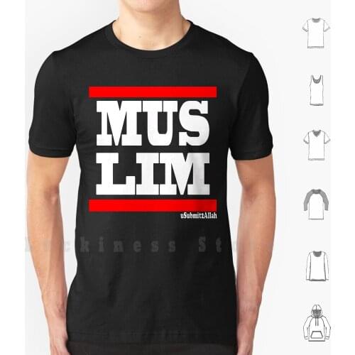 Muslim T - Shirt T Shirt Cotton Men DIY Print Dawah Muslim Islam Allah God Muhammad Mohammed Prophet Rasool Rasul Messenger