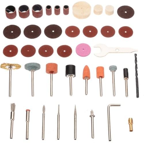 40Pcs Rotary Tool Bits Set Rotary Tool Accessories Kit Mini Drill Fits 1/8" Shank Polishing Cutting Grinding Abrasive Tool