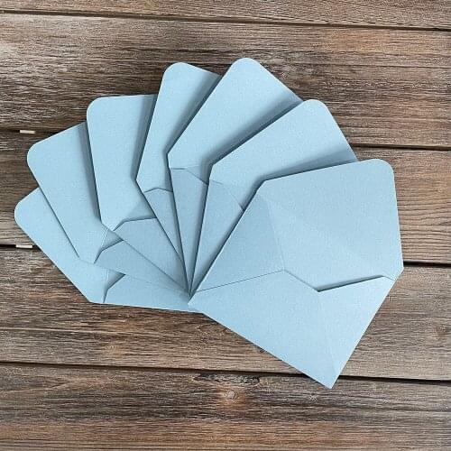 Niewspecial Dust blue and black high quality small envelope ,130*100mm,20pcs