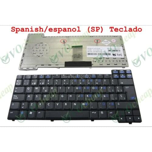 New Laptop keyboard for HP Compaq nc6110 nc6120 nx6110 nx6120 Black Spanish/espanol (SP) Teclado - 413554-071