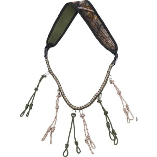 Outdoor Hunting Whistle Lanyard12 Loop Hunting Collar Umbrella Rope Woven Hunting Supplies Portable Tool Liberation Hands Strong