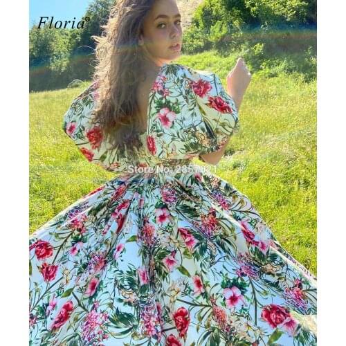 Haute Couture Girls Celebrity Dresses 2020 Floral Old Fashion Red Carpet Dresses Evening Wear Grand Event Gowns Formelle Robes