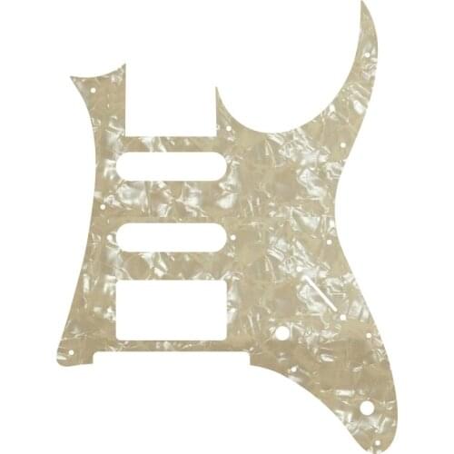 Pleroo Custom Guitar Parts - For MIJ Iban RG 350 DX Guitar Pickguard SSH Humbucker Pickup Scratch Plat