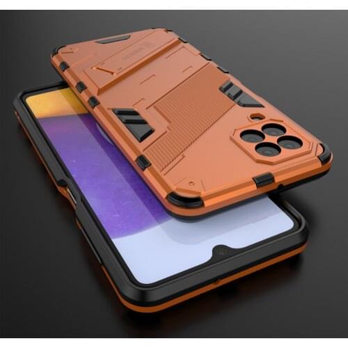 Shockproof Armor Rugged TPU Bumper Funda Cover For Samsung Galaxy A22 4G 5G A226 A225 6.4 6.6 Case PC Stand Coque Shell Housing