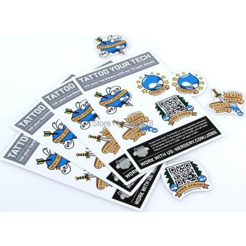 Customized Removable vinyl sticker labels and Pvc die cut sticker custom, Full Colors roll print labels ---- DH10036