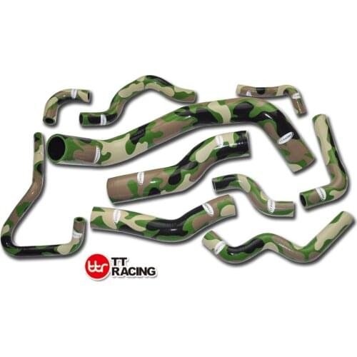 TT1602CMGR - SILICONE RADIATOR HOSE KIT FOR NISSAN SILVIA 200SX 240SX S14 S15 SR20DET CAMO