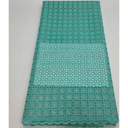 Green Pinholes Swiss Voile Lace In Switzerland Dubai Fabric Bridal Lace Fabric African Dry Lace 2020 Fabrics High Quality 5Yard