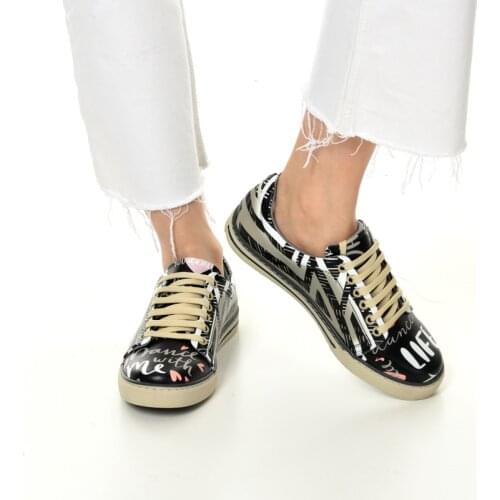 Digital Edition Dance Themed Special Digital Print Colorful Patterned Womens Sports Shoes Classic Shoes Flat Camouflage Casual