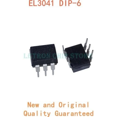 10PCS EL3041 DIP6 3041 DIP-6 DIP Optocoupler new and original IC Chipset
