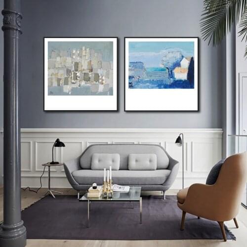 Abstract World Landscape Poster Oil Painting Canvas Print Wall Art Pictures On The Wall Living Room Modern Home Cuadros Decor