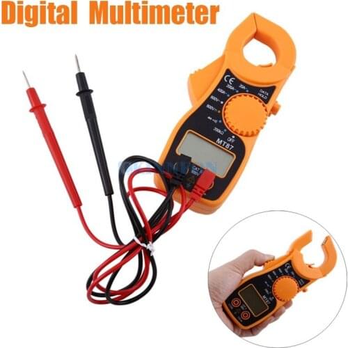 DHL 50PCS Digital Clamp Multimeter AC DC Voltmeter Ammeter Ohmmeter Volt Tester LCD Meter