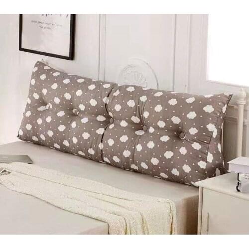 Long Backrest Cushion Bed Back Cushion Large Waist Pillow Sofa Tatami Long Reading Pillow Modern Home Decor Printing Nap Pillow