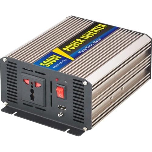Hot Sale Smart Series 500W DC12V to AC 220V Pure Sine Wave 500 Watt DC to AC Power Inverter USB Auto Power Adapter