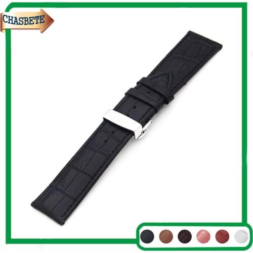Leather Watch Band for Samsung Gear 2 R380 / R381 / R382 22mm Men Women Belt Wrist Strap Loop Bracelet Black Brown + Pin + Tool