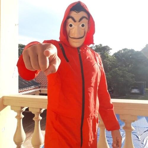 Salvador Dali Money Heist The House of Paper La Casa De Papel Anonymous Cosplay Mask Costume Halloween Party Costumes
