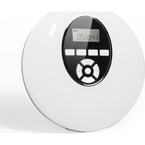 Docooler YR-Q50 Round Style CD Player Headphone HiFi Music Reproductor CD Walkman Discman Player With AUX Cable Support TF Card