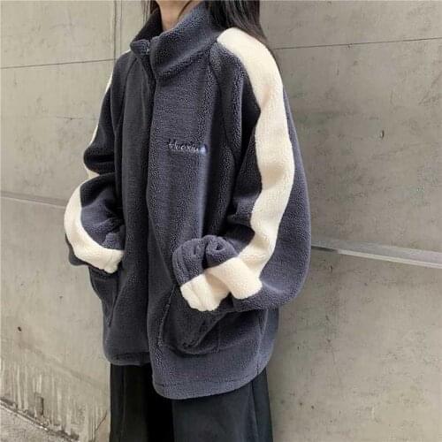 Oversize Womens Clothing spring fall winter new fashion patchwork coats thick jackets ladies plus size streetwear Korea