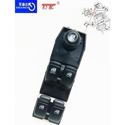 Left front electric glass lift switch 96552814 For Buick Sail For Chevrolet Optra For Daewoo Lacetti glass lift switch