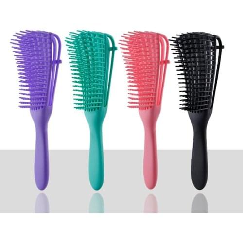 Massage Hair Brush Detangling Wet Hair Comb For Curly Wet Dry Oil Thick Hair Ergonomic Design Tangle Comb