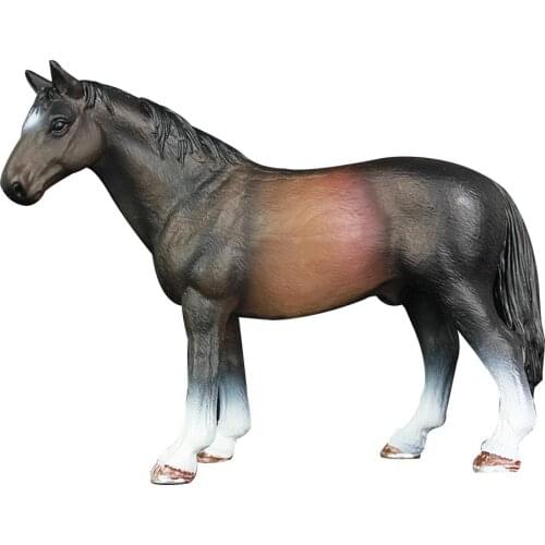 Simulation PVC Mare Stallion Horse Animal Figurine Model Educational Kids Toy