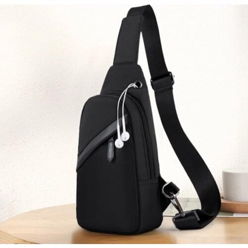 Fashion Multifunction Crossbody Bags For Men One Shoulder Sling Chest Pack Unisex Mini Backpack Anti-theft Phone Purse Chest Bag