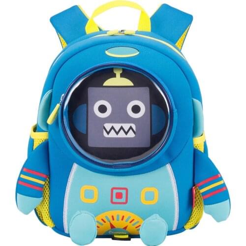3D Space Robot Boys School Bags Fashion Kids School Backpacks Children Girls Book Pouch Schoolbag Mochila Escolar Gift