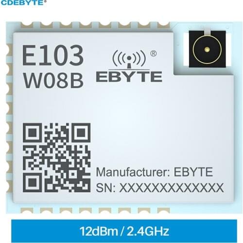 Wifi Module 2.4G Wifi E103-W08B Dual ARM Core TCP HTTP Client MQTT Low Power Consumption IPEX Antenna Wireless Wifi Module