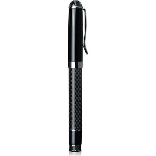 MONOCARBON Luxury Real Carbon Fiber Ballpoint Pen for Gift Signature Business and Office Premium Roller Pen
