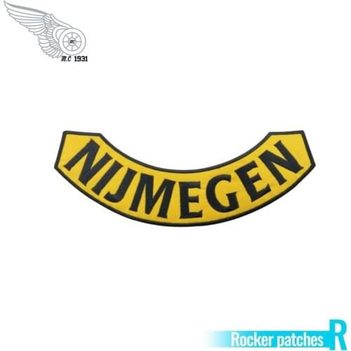 Nijmegen patch embroidery iron on custom patches applique for jacket rocker punk cool stickers free shipping