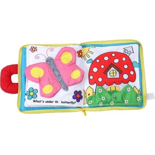 Montessori Educational Toys for Children Early Learning Materials Baby Intelligence Cognitive Development Kids Soft Cloth Book