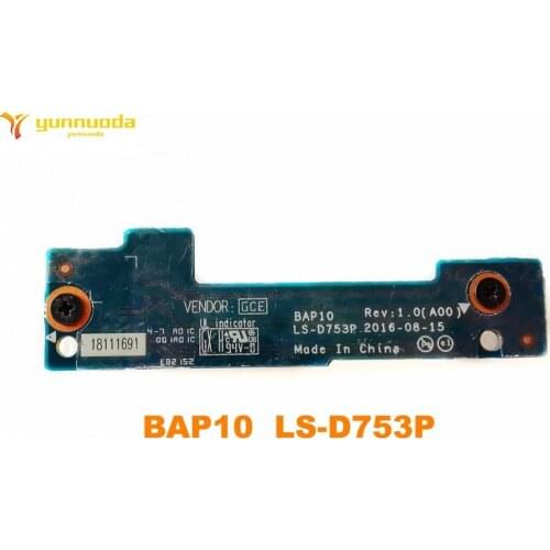 Original FOR Dell FOR Alienware 15 R3 Power Button Board with Power Button Board BAP10 LS-D753P tested good free shipping